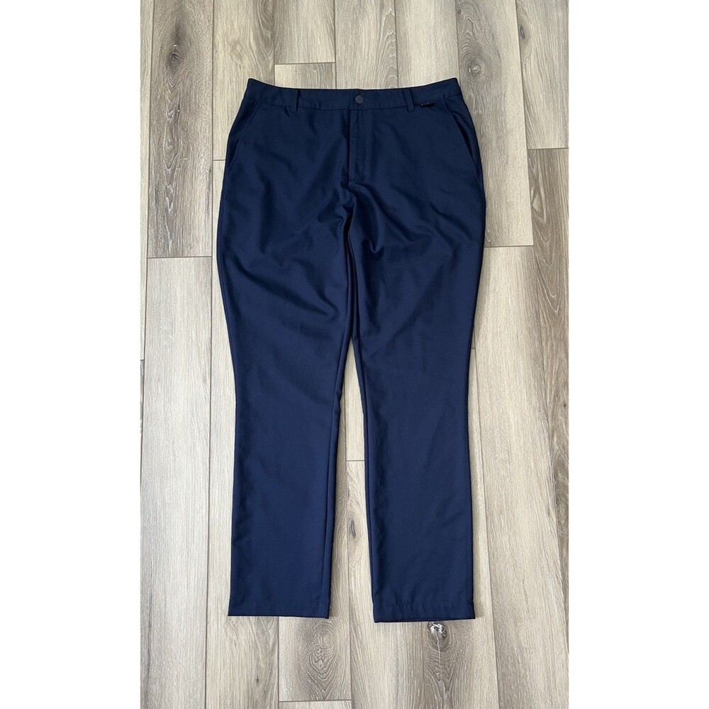 Puma Golf Performance Pants Size 34x32 Blue Lightweight Stretch Casual